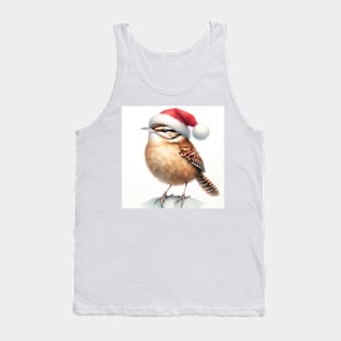 Christmas Carolina Wren Tank Top